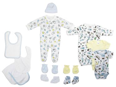 Unisex Newborn Baby 13 Pc Layette Baby Shower Gift Set