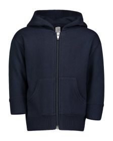 Infant Zip Fleece Hoodie - HEATHER - 6MOS