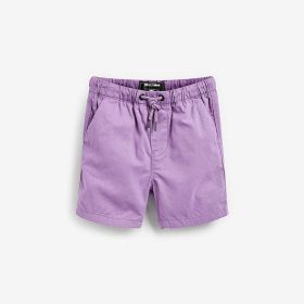 Baby Boy Solid Color Breathable Cotton Shorts In Summer