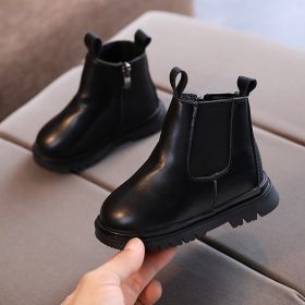 Children Short Boots 2022 Winter New Boys Girls Vintage England Style Baby Ankle Boots Student Casual Shoes Keep Warm D10276