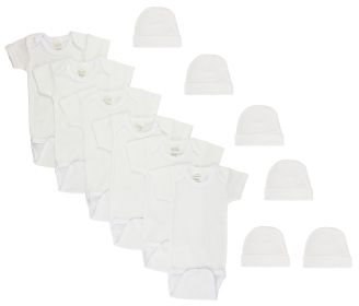 Unisex Baby 12 Pc Layette Sets (Color: White, size: medium)