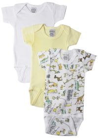 Unisex Baby 3 Pc Layette Sets (Color: White, size: Newborn)