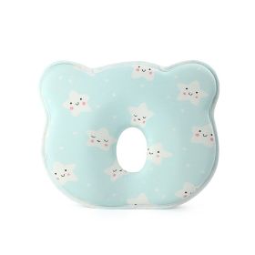 Cartoon Four Seasons Baby Headrest Anti-deviation Head Shaping For Children And Kids Pillow (Option: Clouds Of Stars-25 Ã— 23 Ã— 3)