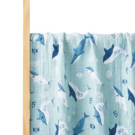 Newborn Baby Swaddling Quilt Pure Cotton Gauze Bath Towel Swaddling Wrapping Towel (Option: S137-120 Ã— 110cm)