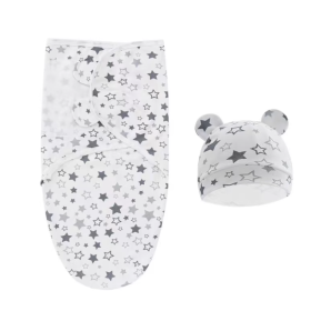 Newborn Swaddling Quilt Leisure Comfort Gro-bag Anti-startle Gro-bag  Swaddle Spring And Autumn Baby Supplies (Option: pentagram-75Ã—60cm)