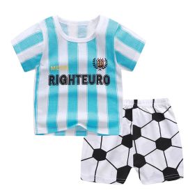 Children's Children's Summer Clothing Round Neck Short Sleeve Suit (Option: Style12-80cm)