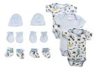 Newborn Baby Boys 5 Pc Layette Baby Shower Gift Set