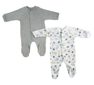 Sleep & Play (Pack of 2) (Color: White/Grey, size: large)