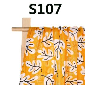 Newborn Baby Swaddling Quilt Pure Cotton Gauze Bath Towel Swaddling Wrapping Towel (Option: S107-120 Ã— 110cm)