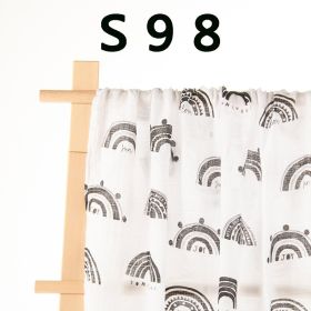 Newborn Baby Swaddling Quilt Pure Cotton Gauze Bath Towel Swaddling Wrapping Towel (Option: S98-120 Ã— 110cm)