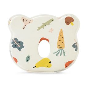 Cartoon Four Seasons Baby Headrest Anti-deviation Head Shaping For Children And Kids Pillow (Option: Vegetable World-25 Ã— 23 Ã— 3)