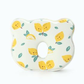 Cartoon Four Seasons Baby Headrest Anti-deviation Head Shaping For Children And Kids Pillow (Option: Lemon-25 Ã— 23 Ã— 3)