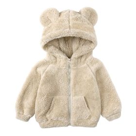 Children Berber Fleece Coat Children's Clothing Cartoon Bear Boy Thickened (Option: Picture 2-130cm)