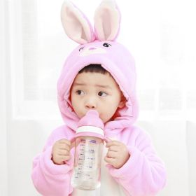 Baby Flannel Animal-shaped Jumpsuit (Option: Rabbit-100cm)