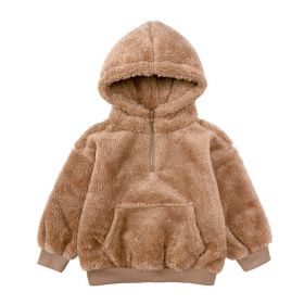 Children Berber Fleece Coat Children's Clothing Cartoon Bear Boy Thickened (Option: Picture 8-130cm)
