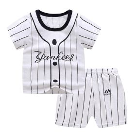 Children's Children's Summer Clothing Round Neck Short Sleeve Suit (Option: Style2-110cm)